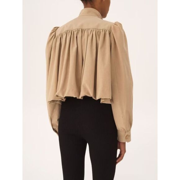 Chloe' Women Boule Gathered Jacket - Picture 3 of 5